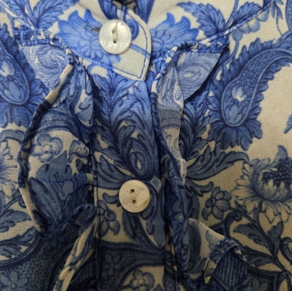 Blackmilk button up dress with porcelain design - Picture 4 of 8